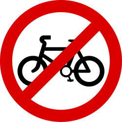 Free photo: No bicycle sign - red, parking, sign - Non-Commercial ...