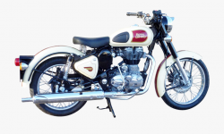 Motorcycle Clipart Bullet Bike - Royal Enfield Bike Png ...