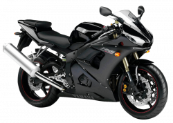 Black Yamaha YZF R6 Sport Motorcycle Bike png - Free PNG Images | TOPpng