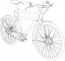 Easy Bicycle Drawing at GetDrawings.com | Free for personal use Easy ...