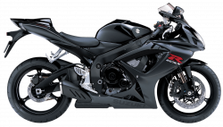 Black Suzuki Motorcycle transparent PNG - StickPNG
