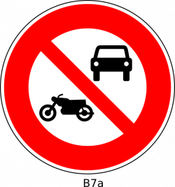 No Motorist Sign Clip Art at Clker.com - vector clip art online ...