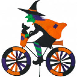Witch on a Bicycle Spinner - 30