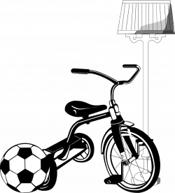 Toys | Free Stock Photo | Illustration of a tricycle and a soccer ...