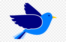 Bluebird Clipart Birdss - Blue Bird Flying Clipart - Png ...