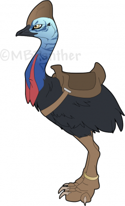 Chloe the Cassowary by MBPanther on DeviantArt
