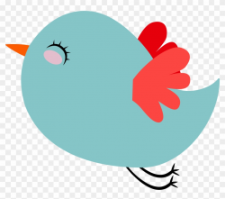 Twitter Clipart Bird - Cute Email Clipart, HD Png Download ...