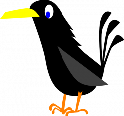 Crow Cartoon Clipart - Clipart Kid | Crows | Pinterest | Crows and ...