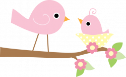 Cute Baby Bird Png Shop S Nest Pink Classic Round Sticker Created By ...