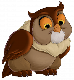 Bambi Friend Owl Transparent PNG Clip Art Image | Gallery ...
