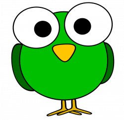 Green googly-eye bird by ruthirsty - A funny-looking green cartoon ...