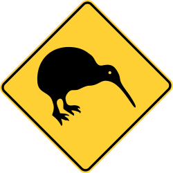 File:New Zealand road sign - Kiwi (alternate).svg - Wikimedia Commons