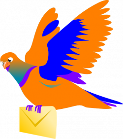 Email Message Bird Clip Art at Clker.com - vector clip art online ...