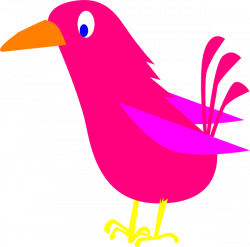 Pink Bird Clip Art at Clker.com - vector clip art online, royalty ...