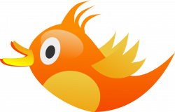 28+ Collection of Orange Bird Clipart | High quality, free cliparts ...