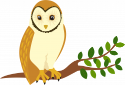 Clipart - Perched Owl