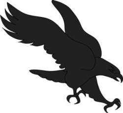 Printable Hawk Silhouette | Bird Of Prey Clipart Image - An ...