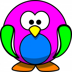 Rainbow Penguin Clip Art at Clker.com - vector clip art online ...