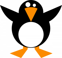 Simple Penguin Clip Art at Clker.com - vector clip art online ...