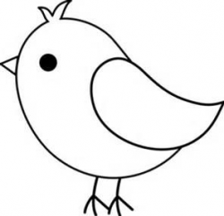 early play templates: Printable free simple bird templates ...