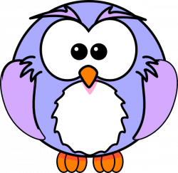Violet Owl Clip Art at Clker.com - vector clip art online, royalty ...