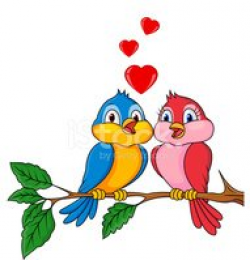 Birds Couple IN Love stock vectors - Clipart.me