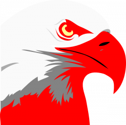 Red Eagle Clip Art at Clker.com - vector clip art online, royalty ...