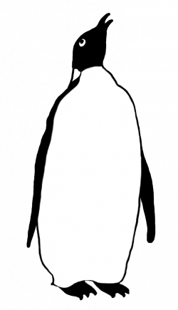 Emperor Penguin Silhouette at GetDrawings.com | Free for personal ...