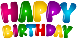 Happy Birthday Colorful Text PNG Clip Art | Gallery Yopriceville ...