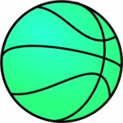 Large basketball clipart - Clipart Collection | Green basketball ...