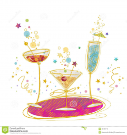 Showing Gallery For Birthday Martini Clipart | birthday ...