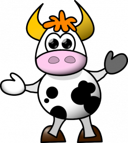 Moo The Cow Clip Art at Clker.com - vector clip art online, royalty ...