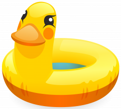 Duck Swimming Ring PNG Clip Art Image | Gallery Yopriceville - High ...