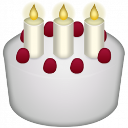 cake emoji overlay birthday