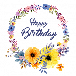 Birthday Floral,Birthday,Floral Vector,Birthday Floral Vector ...
