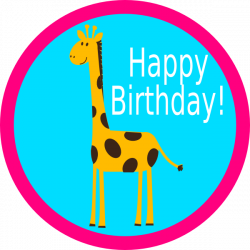 Giraffe Cupcake Topper 2 Clip Art at Clker.com - vector clip art ...