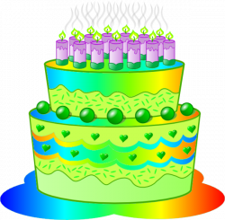 Birthday Cake E | Free Images at Clker.com - vector clip art online ...