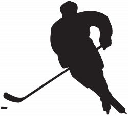 Hockey Player Silhouette PNG Clip Art | Gallery Yopriceville - High ...