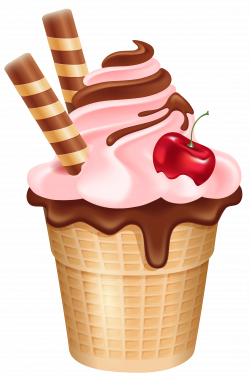 Cherry Ice Cream Cup Cornet PNG Picture | PNG | Pinterest | Clip art ...