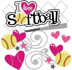 Cute Softball Clipart