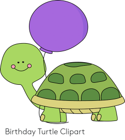 Birthday Turtle Clipart | Birthday Meme on ME.ME