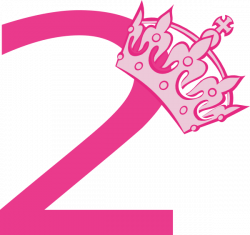 2nd Birthday Pink Tiara Clip Art at Clker.com - vector clip art ...
