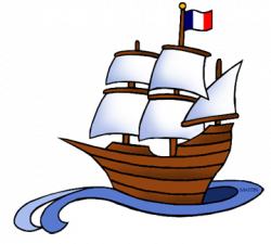 Explorers Clip Art by Phillip Martin, French Ship