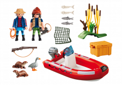 Inflatable Boat with Explorers - 5559 - Playmobil