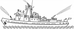 Fire boat clipart - Clipground