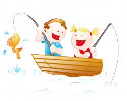 Fishing Cartoon Girl Clip art - Fishing boat on children 1765*1400 ...