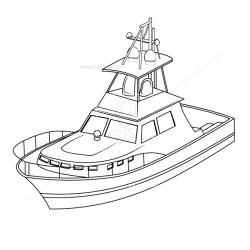 Boat Line art | Free vectors, illustrations, graphics, clipart, PNG ...
