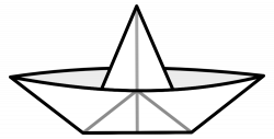 OnlineLabels Clip Art - Paperboat