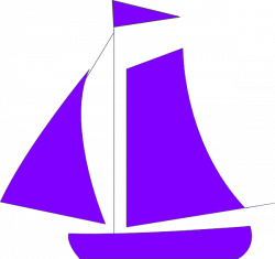 Purple Sail Boat Clip Art at Clker.com - vector clip art online ...