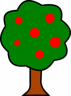 Clipart - Fruit tree